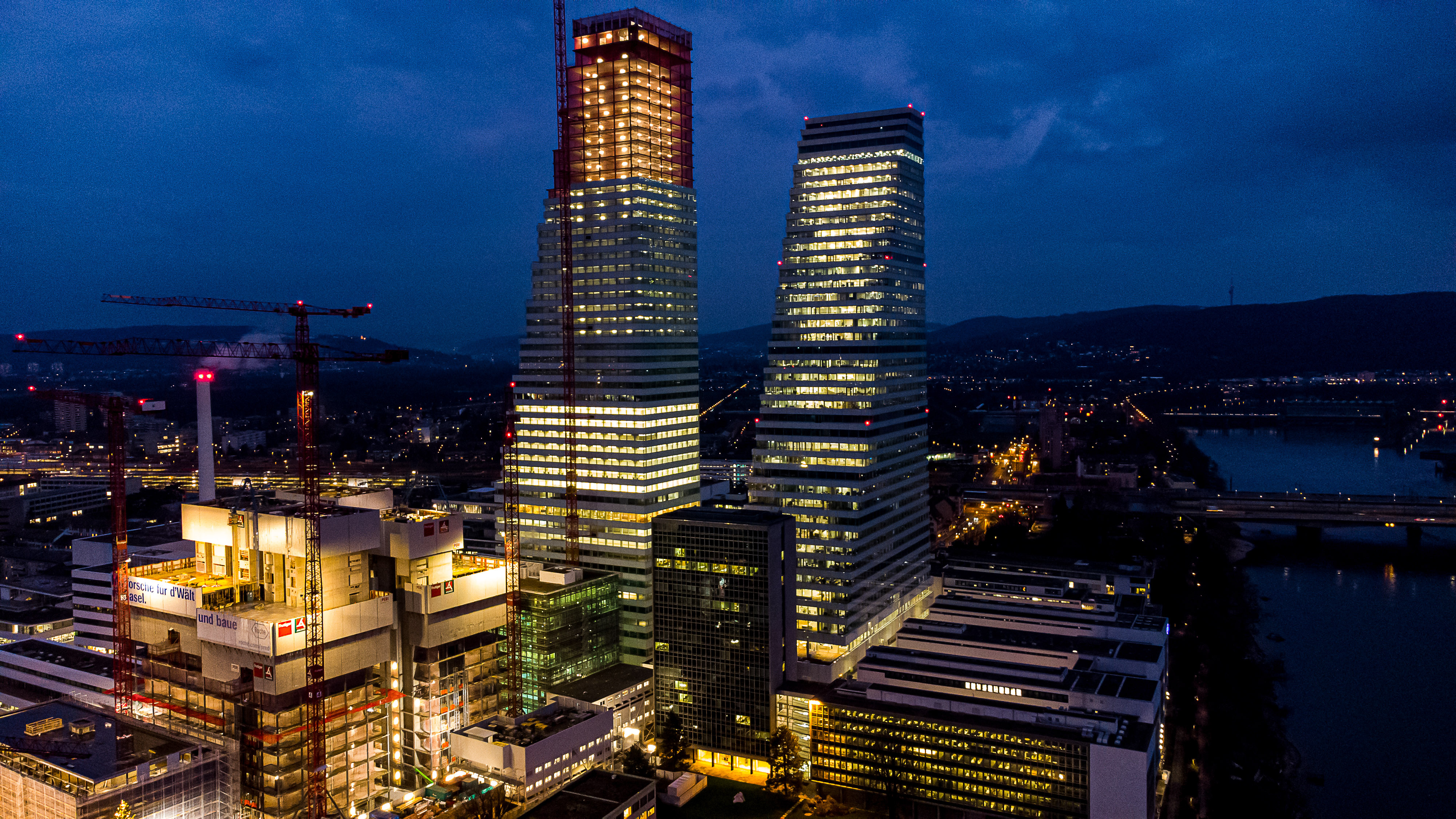Großprojekte von Roche in Basel