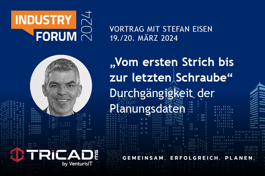 Treffen Sie Stefan Eisen auf dem Cadenas Industry Forum 19. & 20. März 2024