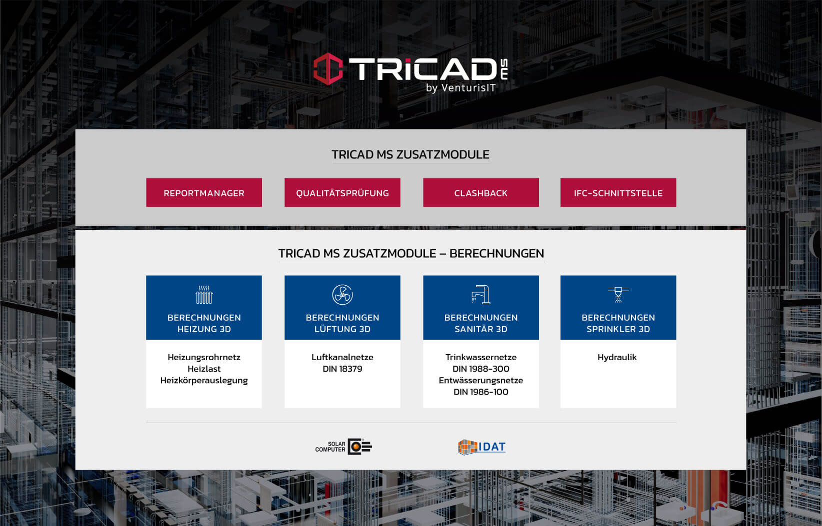 Zusatzmodule TRICAD MS