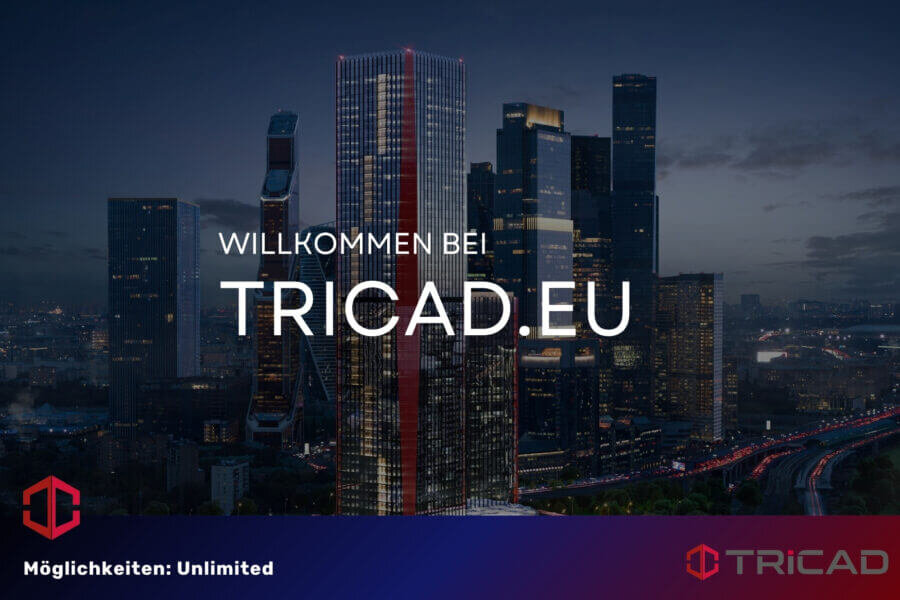 Von Frankfurt ins Web: Willkommen bei TRICAD auf www.tricad.eu