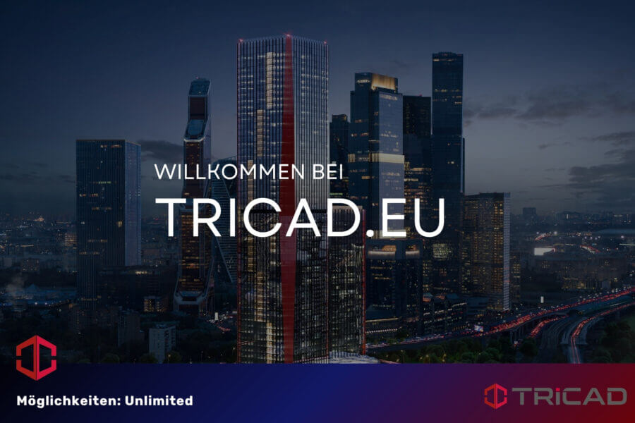 Von Frankfurt ins Web: Willkommen bei TRICAD auf www.tricad.eu